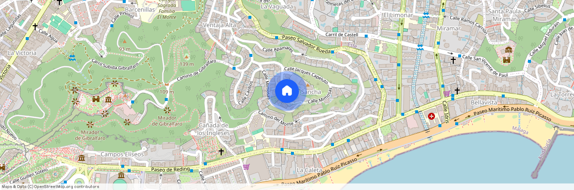 Malagueta - Monte Sancha, Málaga