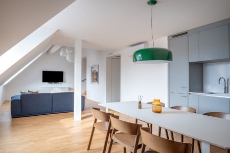 4min zum HB - möblierte 3.5 Zimmerwohnung mit Dachterasse - Photo 3