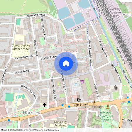 Bath House Court, Smithfield Square, Hornsey, N8