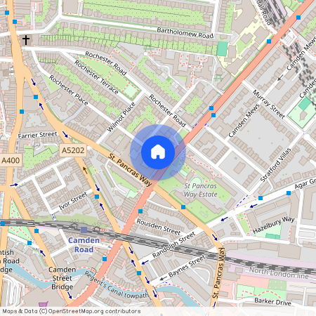 Rochester Place, Camden, London, NW1