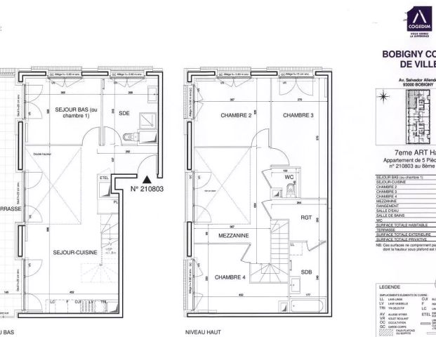location Appartement T5 DE 111.1m² À BOBIGNY - Photo 1