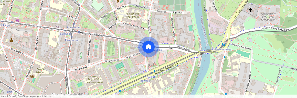 wyb. Ludwika Pasteura, Plac Grunwaldzki, Śródmieście, Wrocław, dolnośląskie