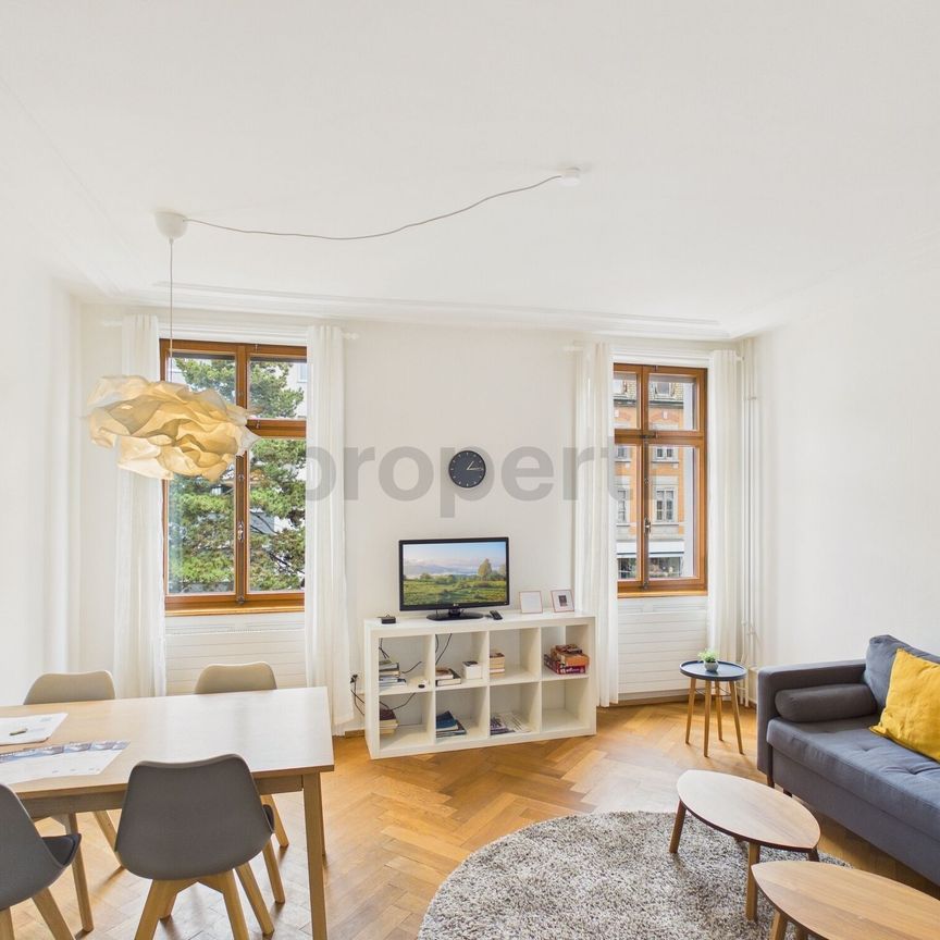 Charming 3.5-room apartment with stylish furnishings in Basel - Photo 1