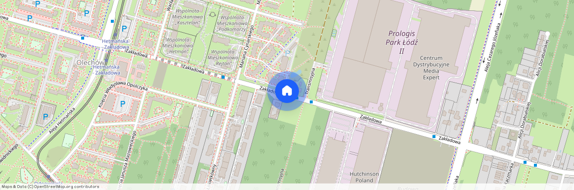 ul. Zakładowa, Olechów, Widzew, Łódź, łódzkie