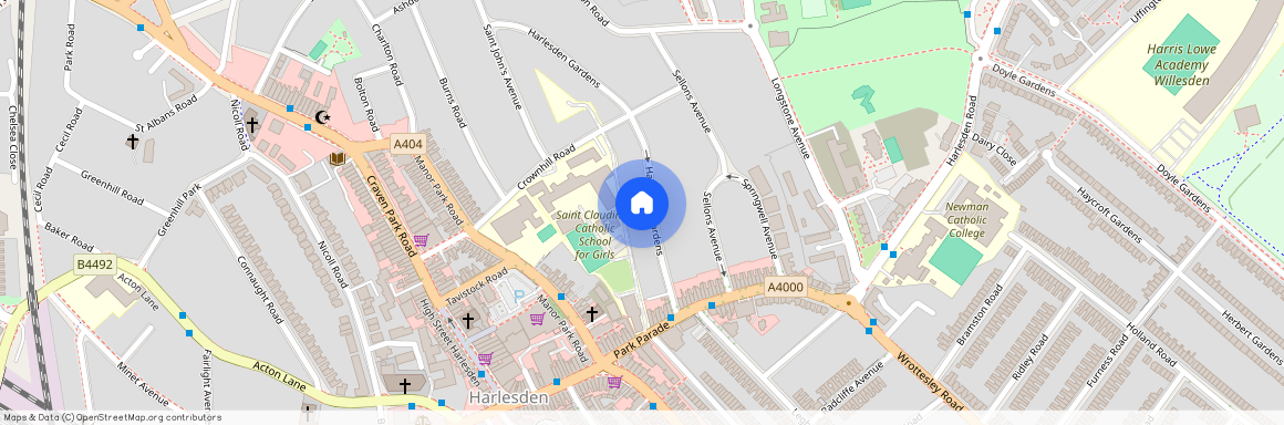 Harlesden Gardens, Harlesden, London, NW10