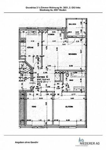 3.5 Zimmerwohnung mit Blick ins Grüne - Foto 4