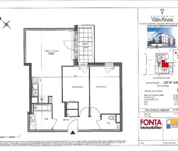 Location Appartement 3 pièces 61m² ST HERBLAIN 44800 - Photo 6