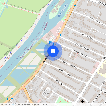 Portsmouth Road, Surbiton KT6