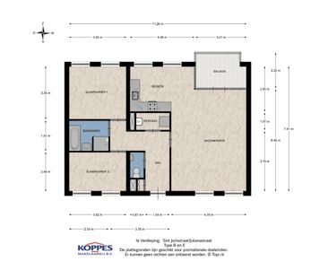 Appartement te huur: Sint Jorisstraat 47 2405 CK Alphen aan den Rijn - Photo 6