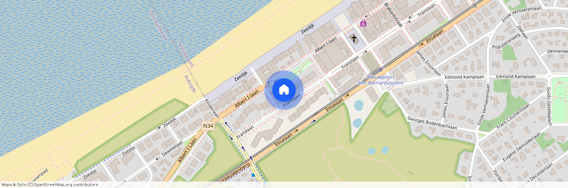 Franslaan (Mosselbank) 117, 8620 Nieuwpoort