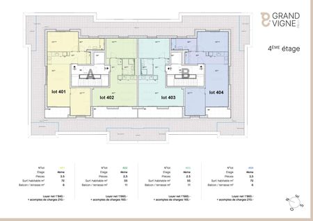 3.5 Zimmer, 71 m², 4. Stock - Foto 4