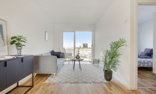 Velbeliggende 3 værelses seniorbolig med stort badeværelse, privat altan og godt fællesskab - Photo 1