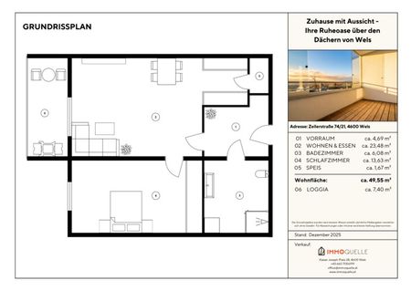 Zuhause mit Aussicht - Ihre Ruheoase über den Dächern von Wels - Foto 3