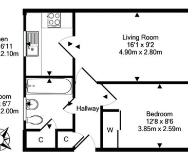 1 bedroom flat to rent - Photo 1