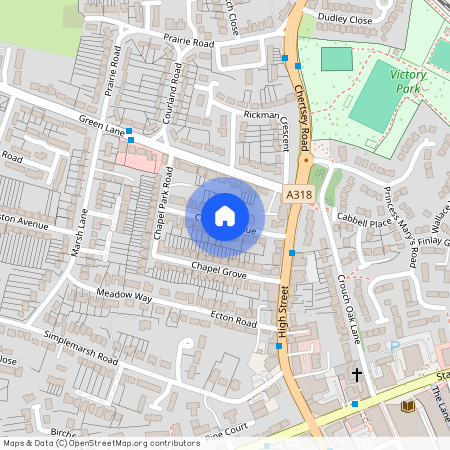 Chapel Avenue, Addlestone, Surrey, KT15