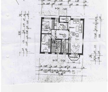 M 12 VEGESACK-gepflegte 3 Zimmerwohnung im 1. OG mit Balkon und Loggia - Photo 2