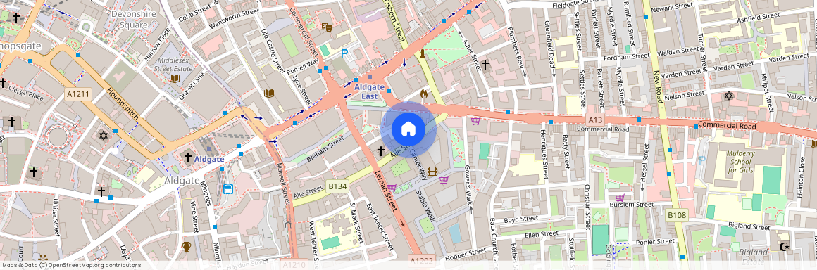 Alie Street, Aldgate, E1