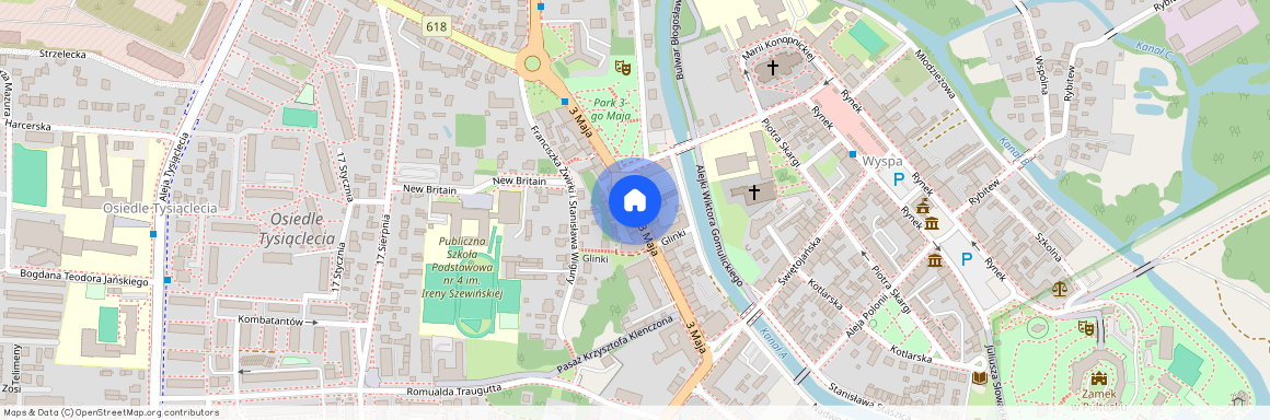 ul. 3 Maja, Pułtusk, Pułtusk, pułtuski, mazowieckie