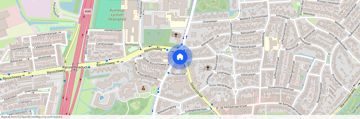 Oranje Nassau, 2342 AA, Geversstraat, Oegstgeest