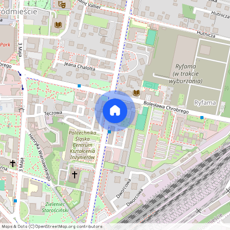 ul. Tadeusza Kościuszki, Śródmieście, Rybnik, śląskie
