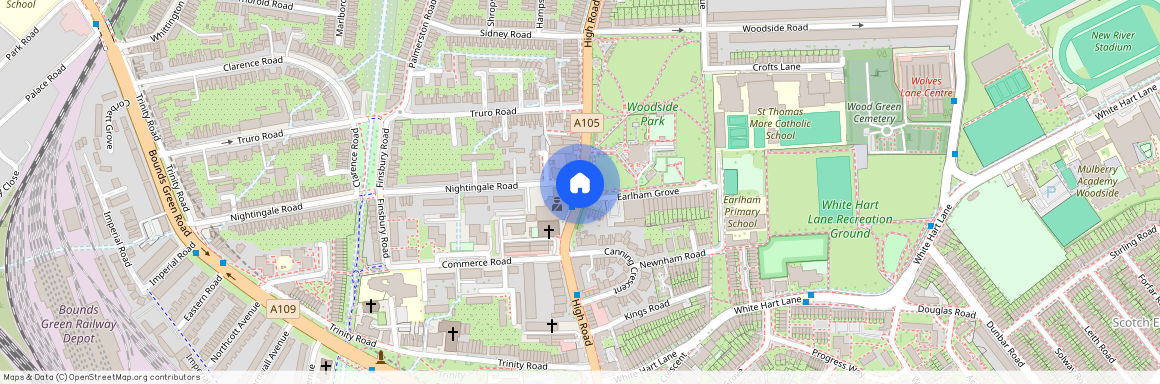 High Road, Wood Green, London. N22