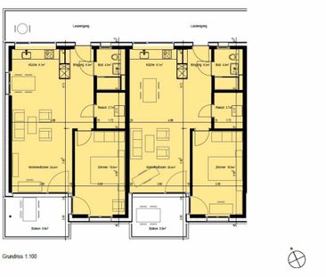 Modern wohnen mit Innenhof-Flair - 2.5-Zimmerwohnung in Ostermundigen - Foto 5