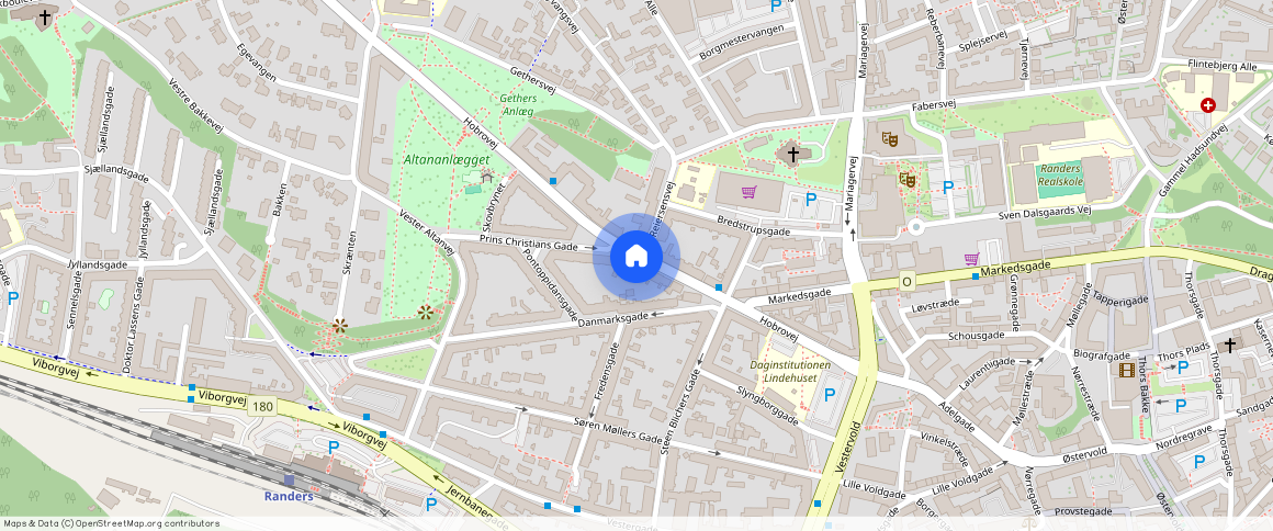 Randers C, 25, 1. th., Hobrovej, 8900