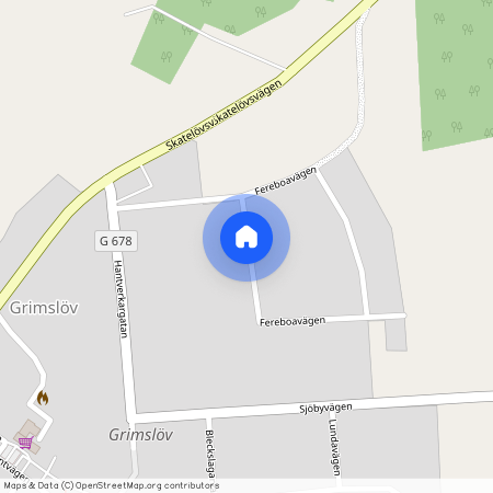 Fereboavägen, Grimslöv