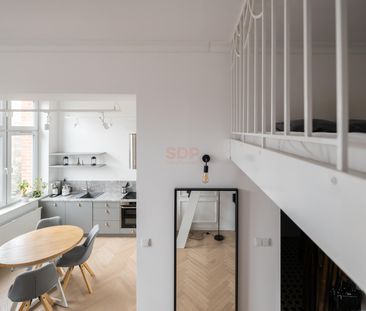 klimatyczne studio 37 m2 z antresolą | komórka lokatorska | Worcella - Photo 5