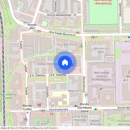 ul. J. R. R. Tolkiena, Służewiec, Mokotów, Warszawa, mazowieckie