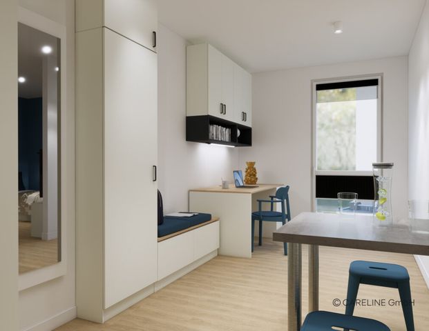 Stylisches Apartment für Studierende – wohnen im Quartillion Wiesbaden - Foto 1