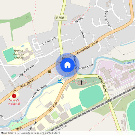 Flat 3 Bruton House, 1 Patwell Street, Bruton, Somerset, BA10 0EQ