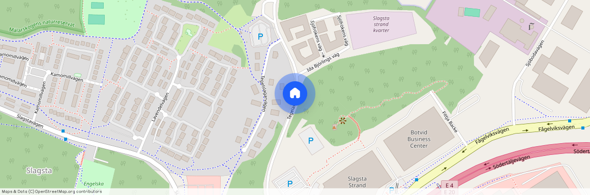 Tegelängsvägen, Botkyrka
