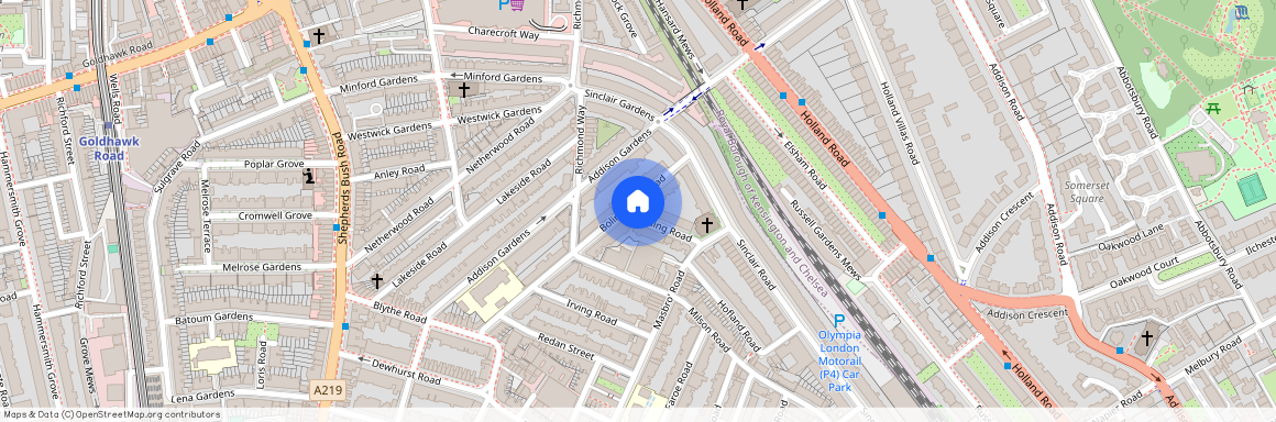 Bolingbroke Road, London, Brook Green, W14