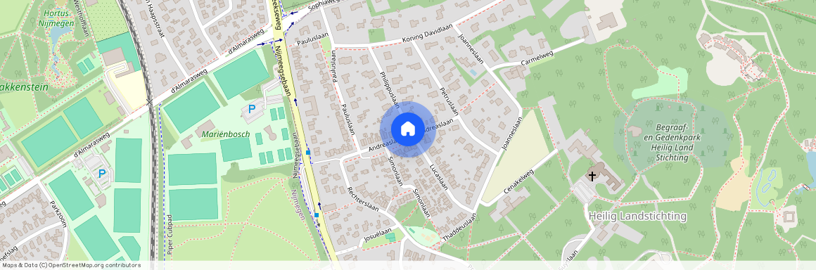 Andreaslaan, Heilig Landstichting