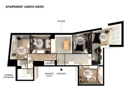 Superbe appartement à louer en coliving de 93 m² sur l'île de Nantes - Photo 4