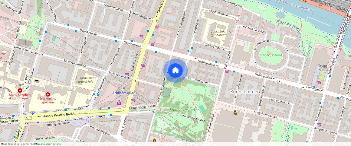 Parkgatan 18 B. 1 rum & kö, Härnösand