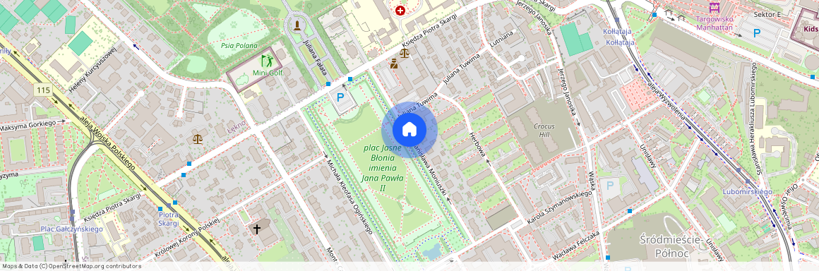 ul. Stanisława Moniuszki, Śródmieście-Północ, Śródmieście, Szczecin, zachodniopomorskie