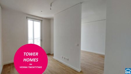 1,5-Zi.-Erstbezug mit Loggia & Rooftop Spa | TOWER HOMES im V22 - Photo 3