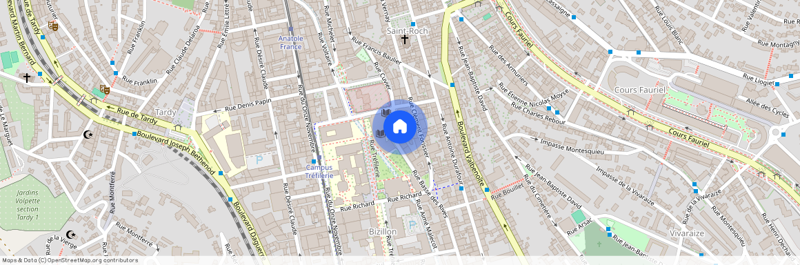 5-7 RUE JULES ROMAIN 22-24 RUE CLEMENT FORISSIER, Loire (42), 42100, Saint-Étienne