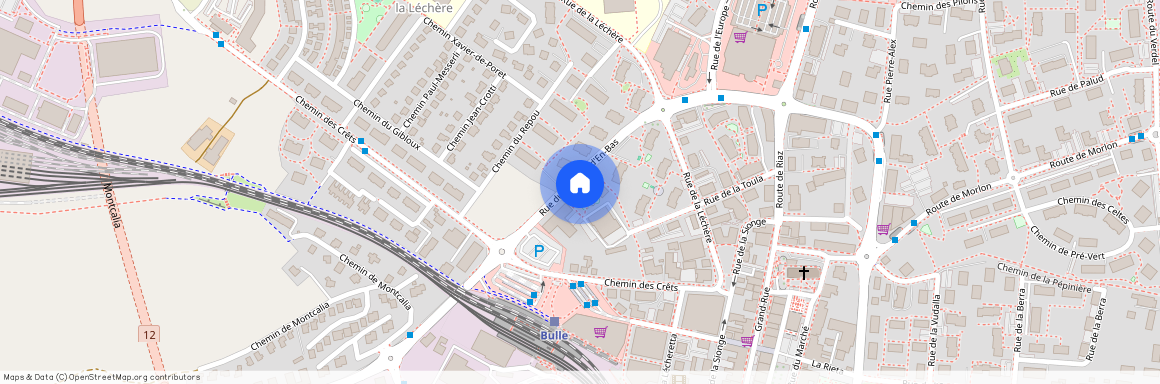 Rue du Château d'Enbas 31, 1630 Bulle, Suisse