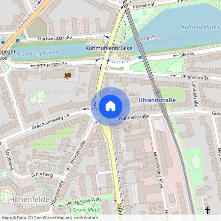 Kuhmühle 4 + 4a, 22087 Hamburg-Nord - Hamburg Hohenfelde