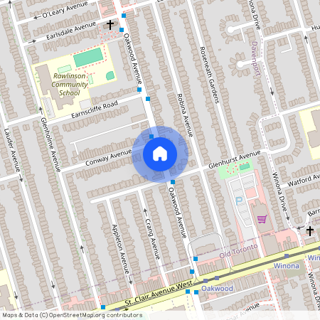 google map, York, York, Toronto, M6E 2V4