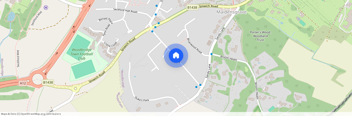 California, Woodbridge IP12