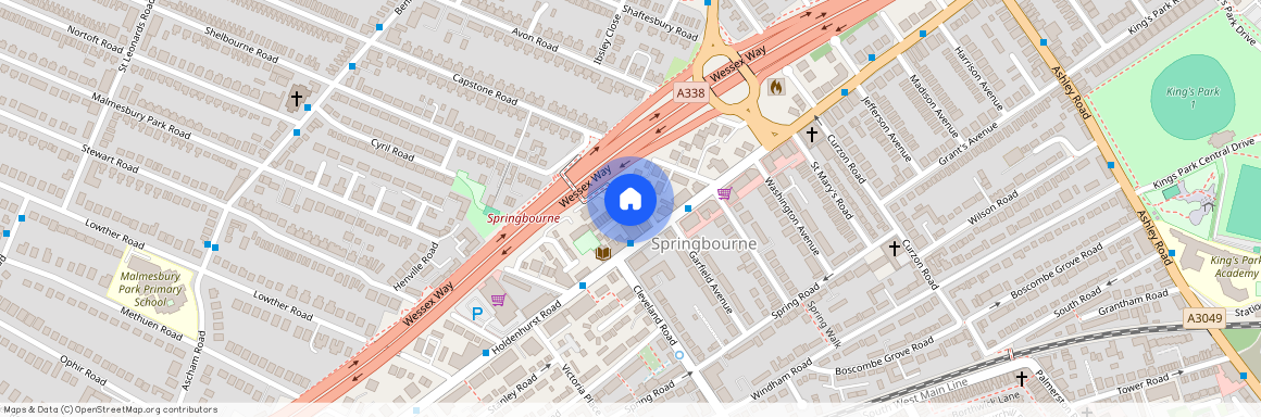 GROUND FLOOR FLAT Holdenhurst Rd SHELBOURNE CLOSE