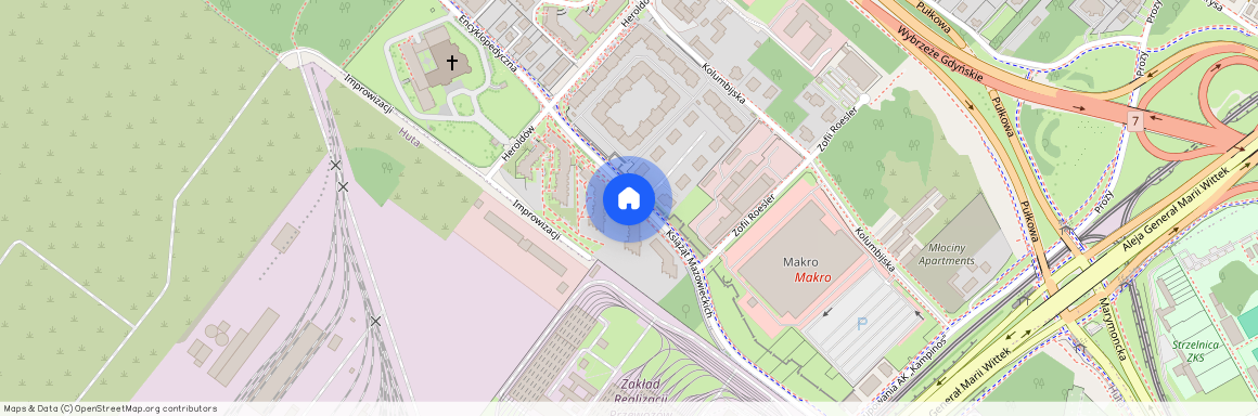 ul. Książąt Mazowieckich, Młociny, Bielany, Warszawa, mazowieckie