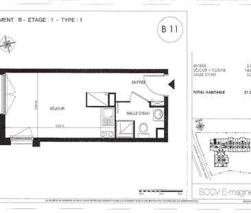 Location Appartement 1 pièce 21m² ISLE 87170 - Photo 5
