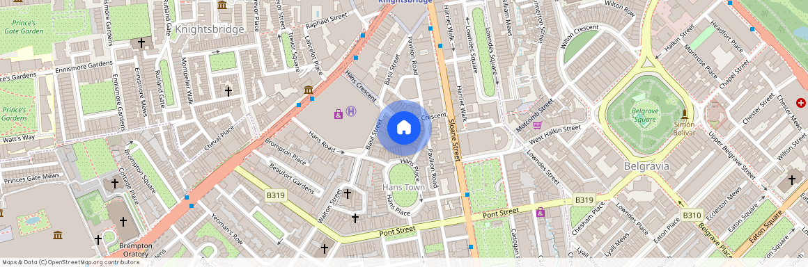 1 Hans Crescent, Knightsbridge, London