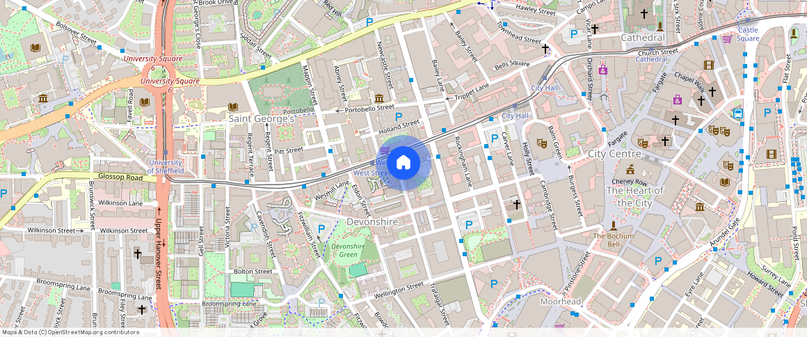 Plot The James, Grand Studio at The James Sheffield, ** West Street, 123 West Street S1