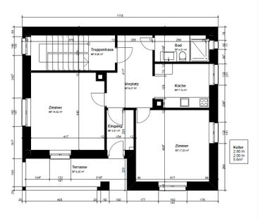 Charmante 2.0-Zimmerwohnung mit gedeckter Terrasse - Foto 4